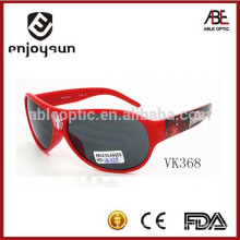 red color kids plastic sunglasses Italian brand sunglasses